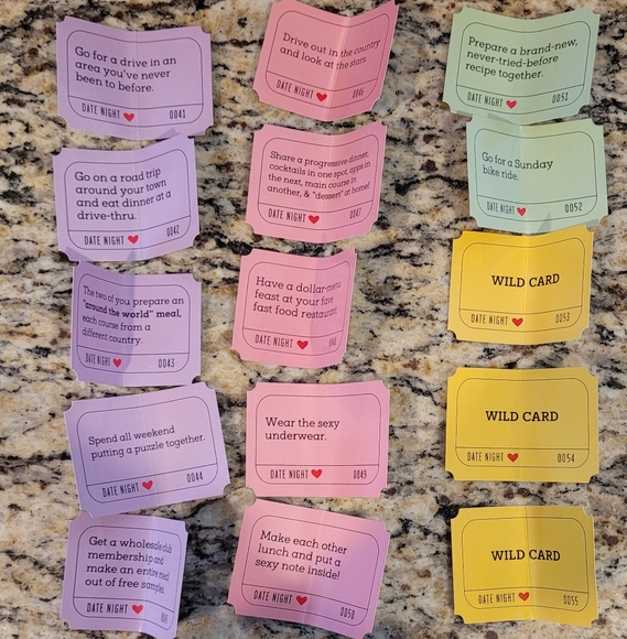 55 Date Night Idea Cards - Picture 3 of 5